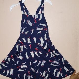 Polo by Ralph Lauren Navy and Red Kids Casual Dress